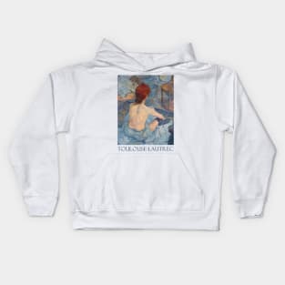 Le Toilette (1889) by Henri de Toulouse-Lautrec Kids Hoodie